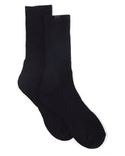 Load image into Gallery viewer, Hemp Label Crew Socks - Black