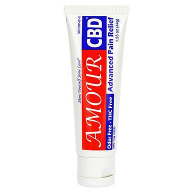 AmourCBD - CBD Topical - Pain Relieving Cream - 1.55oz