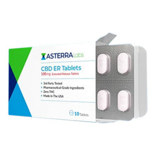 Load image into Gallery viewer, Asterra Labs - CBD Capsules - ER Tablets - 100mg