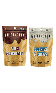 Chief Stix Delta-9 Chocolate Cones