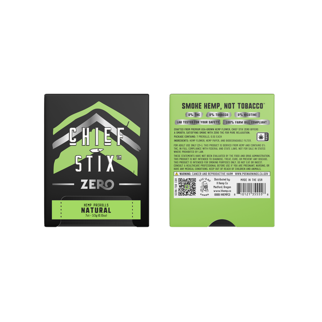 Chief Stix Zero 7ct 0.5g Prerolls