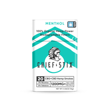 Load image into Gallery viewer, Chief Stix 20ct CBD + CBG Hemp Smokes