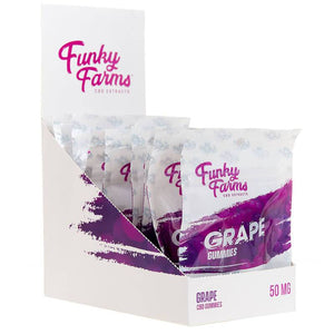 Funky Farms - CBD Gummies - Grape - 50mg