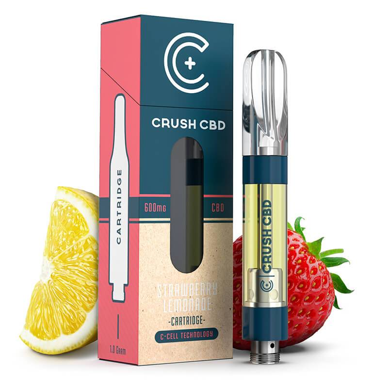 Crush CBD - CBD Cartridge - Strawberry Lemonade - 600mg