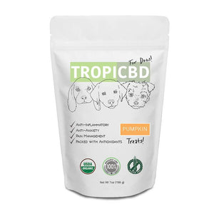 TropiCBD - CBD Pet Edible - Pumpkin Dog Treats - 4mg