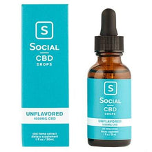 Load image into Gallery viewer, Social - CBD Tincture - Unflavored Drops - 500mg-2000mg