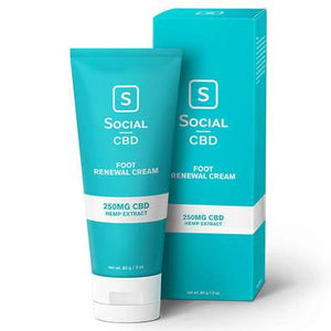 Social - CBD Topical - Foot Renewal Cream - 250mg
