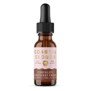 Coastal Clouds - CBD Tincture - Full Spectrum Chocolate Raspberry Cream - 750mg-1500mg