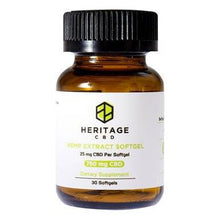 Load image into Gallery viewer, Heritage Hemp - CBD Soft Gels - 30 Count - 10mg