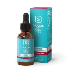 Load image into Gallery viewer, Social - CBD Tincture - Broad Spectrum Drops Cinnamon Leaf - 750mg-1500mg