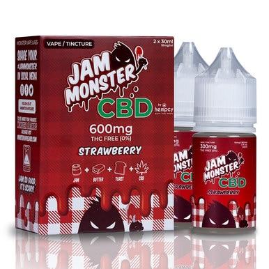Jam Monster CBD - CBD Vape - Strawberry - 600mg - 2400mg