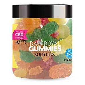 RA Royal CBD - CBD Edible - Sour Kids Gummies - 300mg-1200mg