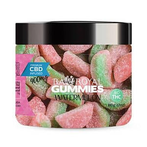 RA Royal CBD - CBD Edible - Watermelon Gummies - 300mg-1200mg