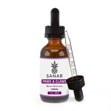 Load image into Gallery viewer, Sanar - CBD Pet Tincture - Paws &amp; Claws Broad Spectrum Wild Salmon - 100mg-600mg