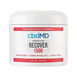 cbdMD - CBD Topical - Recover Inflammation Cream - 300mg-1500mg