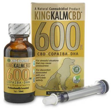 King Kalm - Pet Tincture - Copaiba Oil and DHA - 600mg