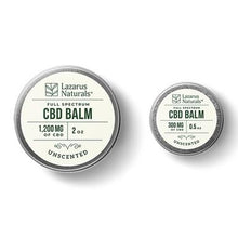 Load image into Gallery viewer, Lazarus Naturals - CBD Topical - Unscented Full Spectrum Balm - 1200mg