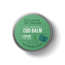 Load image into Gallery viewer, Lazarus Naturals - CBD Topical - Soothing Mint Full Spectrum Balm - 400mg