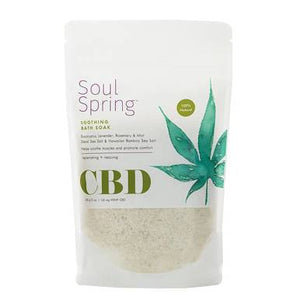 SoulSpring - CBD Bath - Soothing Bath Soak - 125mg