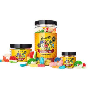 Sunset CBD - CBD Edible - CBD Infused Mixed Gummies - 14mg
