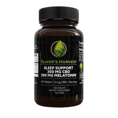 Oliver's Harvest CBD - CBD Capsule - Sleep Support Tablets - 5mg