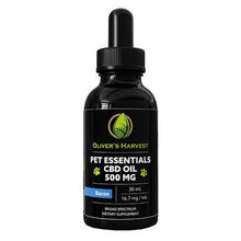 Load image into Gallery viewer, Oliver&#39;s Harvest CBD - CBD Pet Tincture - Bacon Flavored Oil - 250mg-500mg