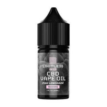 Load image into Gallery viewer, Limitless CBD - CBD Vape - Pink Lemonade E-Liquid - 1500mg