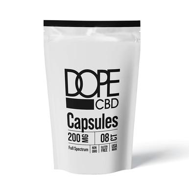 Dope CBD - CBD Capsules - Full Spectrum Caps - 200mg