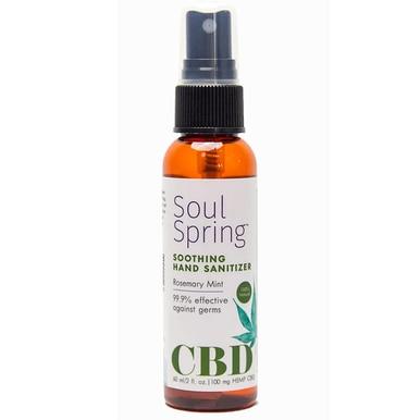 SoulSpring - CBD Topical - Soothing Hand Sanitizer - 100mg