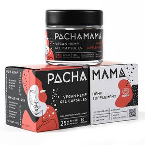 Pachamama - CBD Softgels - Full Spectrum Vegan Capsules - 25mg