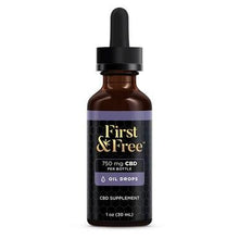 Load image into Gallery viewer, First &amp; Free - CBD Tincture - Unflavored Oil Drops - 750mg