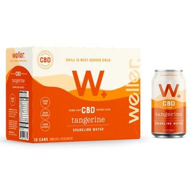 Weller - CBD Drink - Tangerine Sparkling Water - 25mg