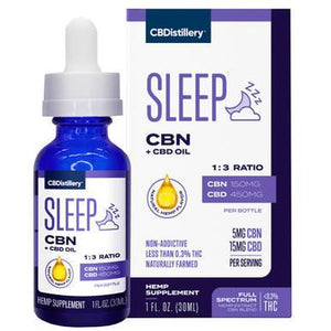 CBDistillery - CBD Tincture - Sleep CBN + CBD Oil 1:3 - 450mg