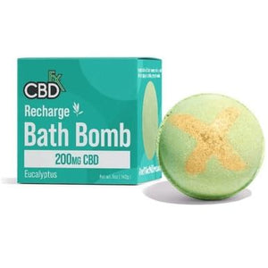 CBDfx - CBD Bath - Recharge Eucalyptus Bath Bomb - 200mg