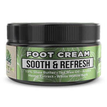 Load image into Gallery viewer, ERTH - CBD Topical - Sooth &amp; Refresh 15% Shea Butter Foot Cream - 250mg
