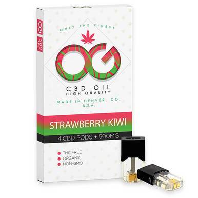 OG Labs - CBD Pod - Strawberry Kiwi - 500mg (4 Pack)
