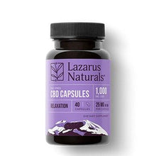 Load image into Gallery viewer, Lazarus Naturals - CBD Capsules - Relaxation Isolate Blend - 25mg