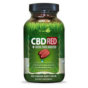 Irwin Naturals - CBD Capsules - CBD RED +  Nitric Oxide Booster - 30mg