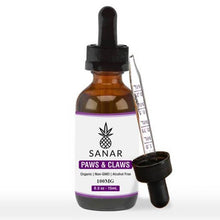 Load image into Gallery viewer, Sanar - CBD Pet Tincture - Paws &amp; Claws Full Spectrum Wild Salmon - 100mg-600mg
