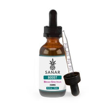 Load image into Gallery viewer, Sanar - CBD Tincture - Broad Spectrum Boost - 300mg-2500mg