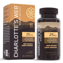 Load image into Gallery viewer, Charlottes Web - CBD Capsules - Full Spectrum Hemp Extract - 25mg