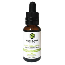 Load image into Gallery viewer, Heritage Hemp - CBD Tincture - Peppermint - 300mg- 750mg