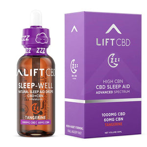 Lift CBD - CBD Tincture - Tangerine Sleep - 1000mg-1500mg