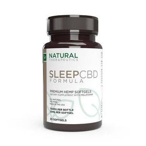 Natural Therapeutics - CBD Soft Gel Caps - Sleep with Melatonin - 25mg