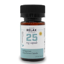 Load image into Gallery viewer, Receptra Naturals - CBD Capsules - Full Spectrum RELAX Caps + Lavender - 375mg-750mg