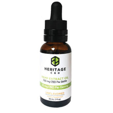 Load image into Gallery viewer, Heritage Hemp - CBD Tincture - Unflavored - 300mg