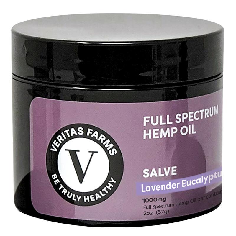 Veritas Farms - CBD Topical - Full Spectrum Lavender Eucalyptus Salve - 400mg-1000mg