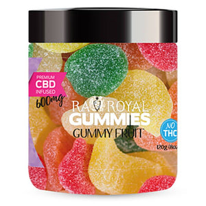 RA Royal CBD - CBD Edible - Gummy Fruit Gummies - 300mg-1200mg