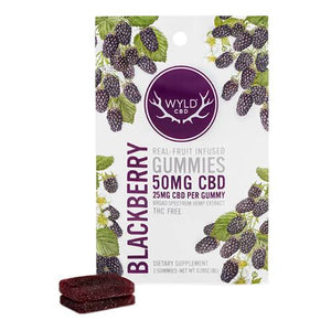 Wyld CBD - CBD Edible - Blackberry Gummies - 25mg