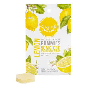 Wyld CBD - CBD Edible - Lemon Gummies - 25mg